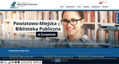 Desktop Screenshot of biblioteka-zuromin.pl